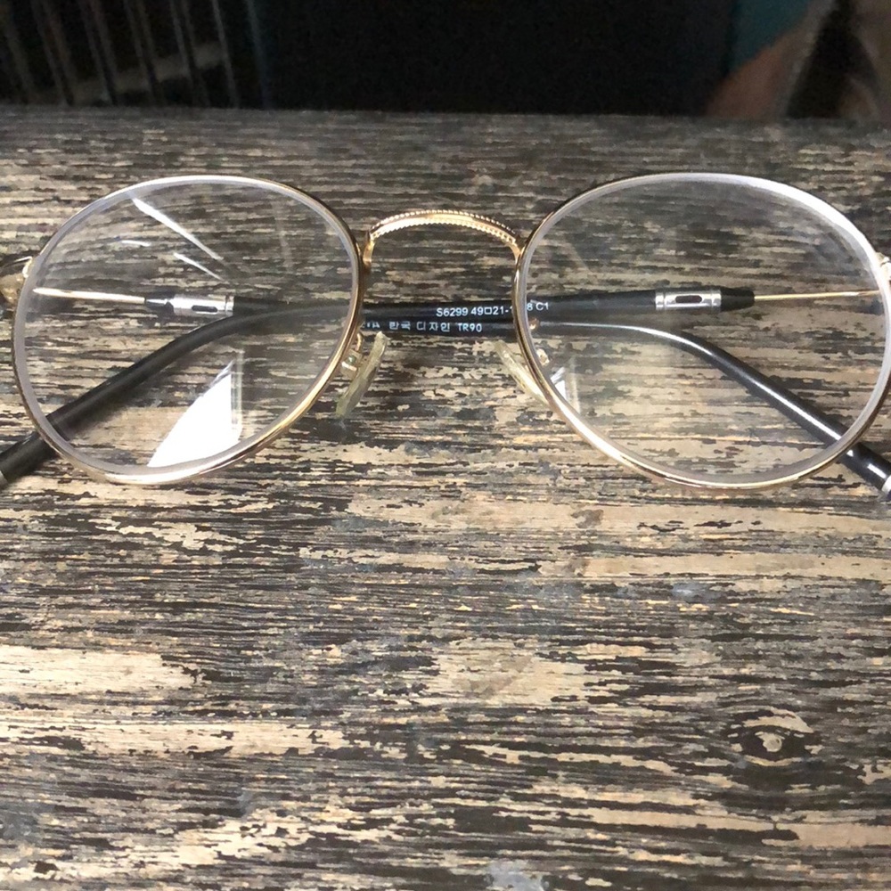 Mens gold glasses